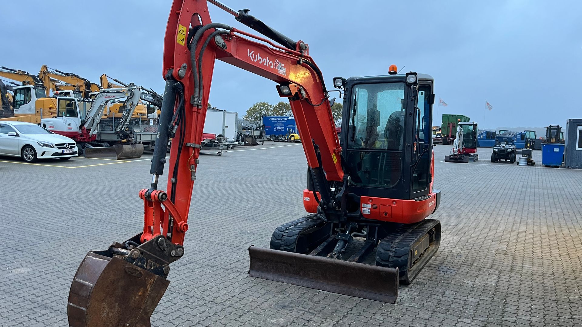 Kubota Kx042-4 Hydraulisk s40 + graveskovl