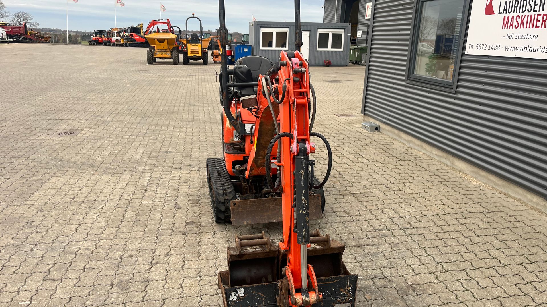 Kubota U10-3 SL med udskudsarm