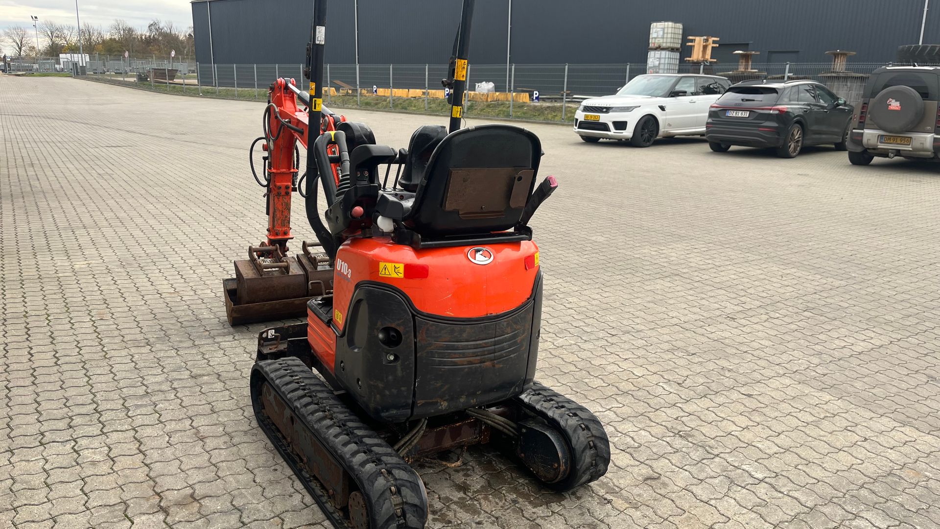 Kubota U10-3 SL med udskudsarm