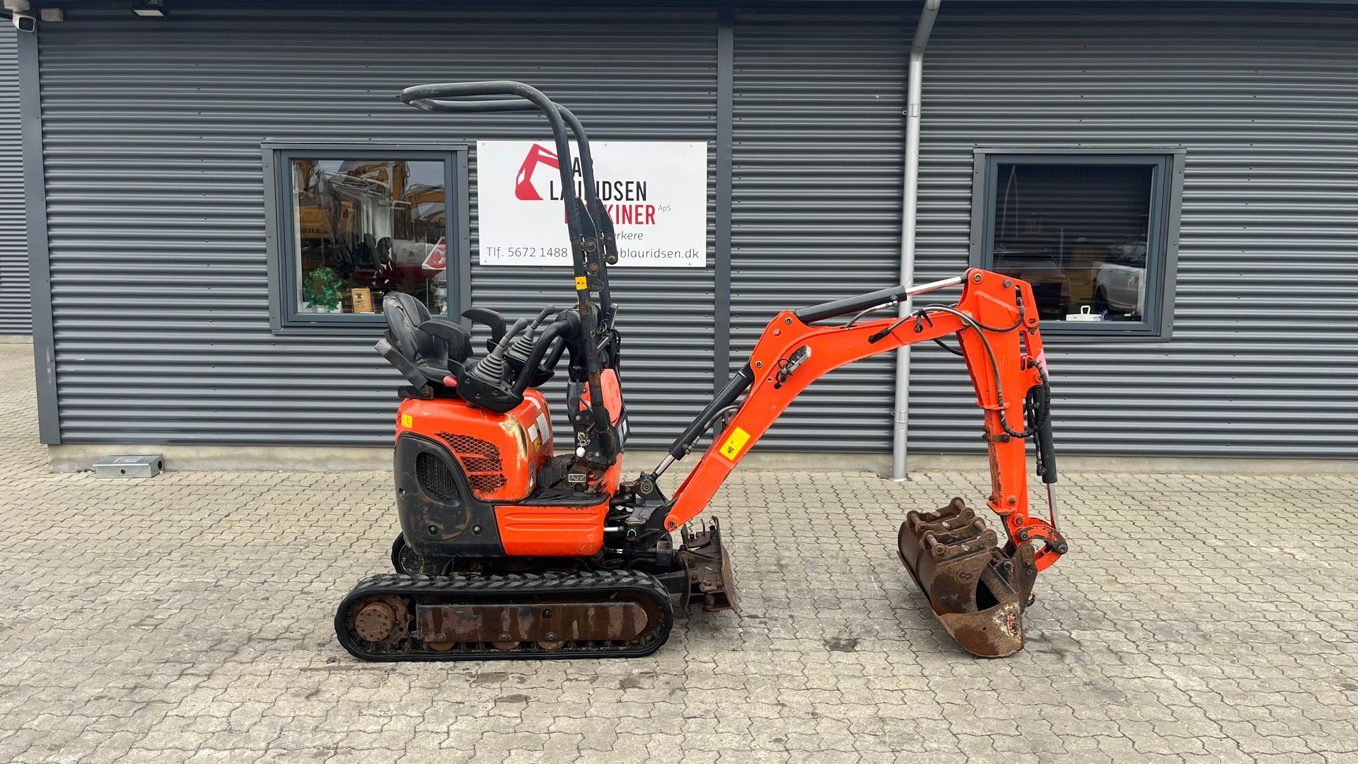 Kubota U10-3 SL med udskudsarm