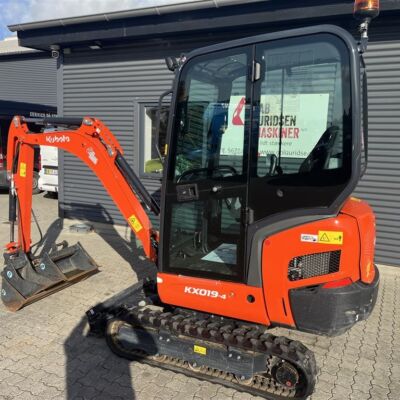 Kubota KX019-4 Tiltman Og 3 Skovle SOM NY