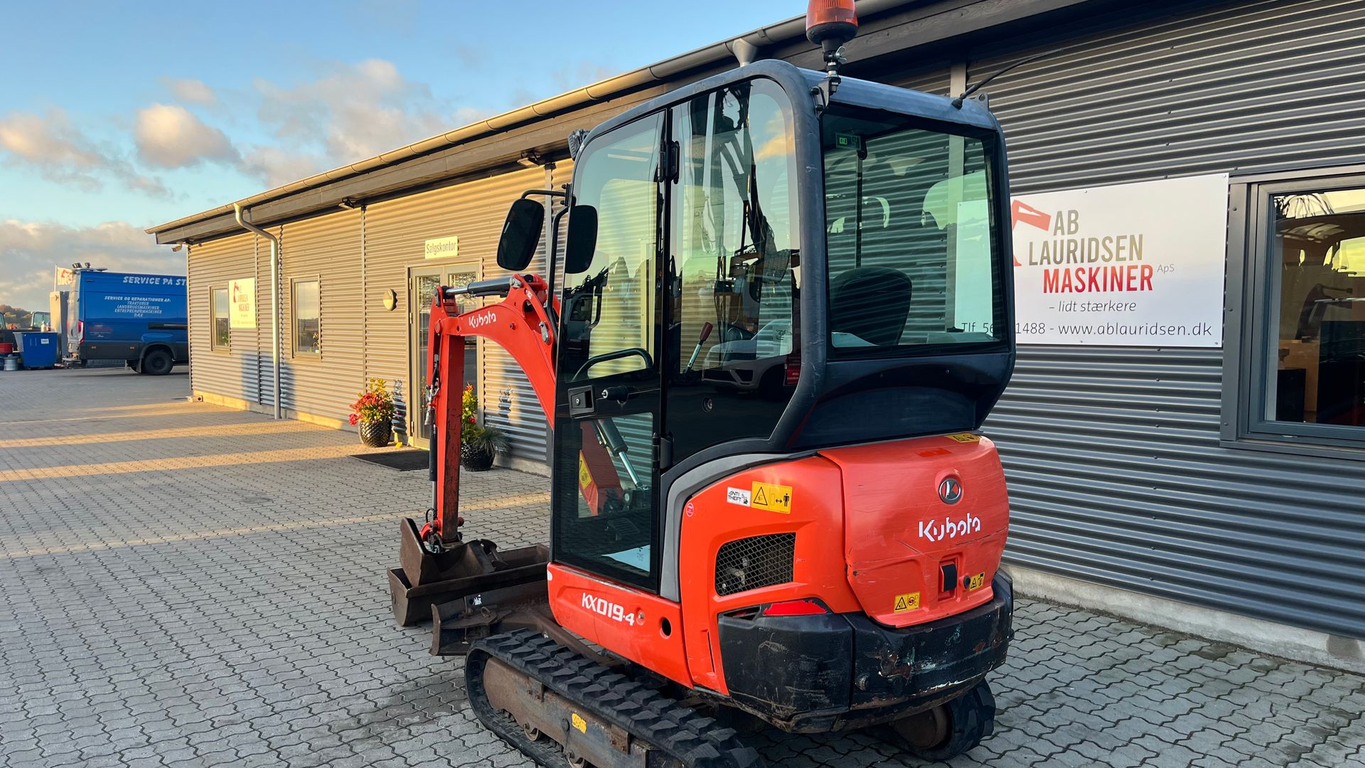 Kubota KX019-4 Tiltman med Hydraulisk skovl skifte