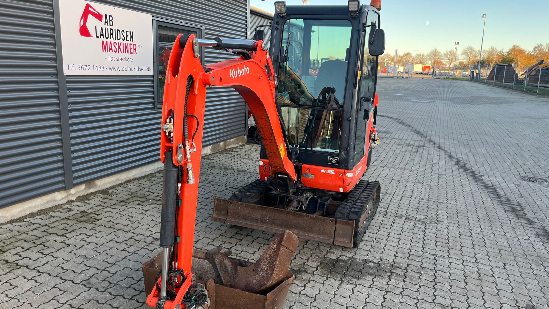 Kubota KX019-4 Tiltman med Hydraulisk skovl skifte