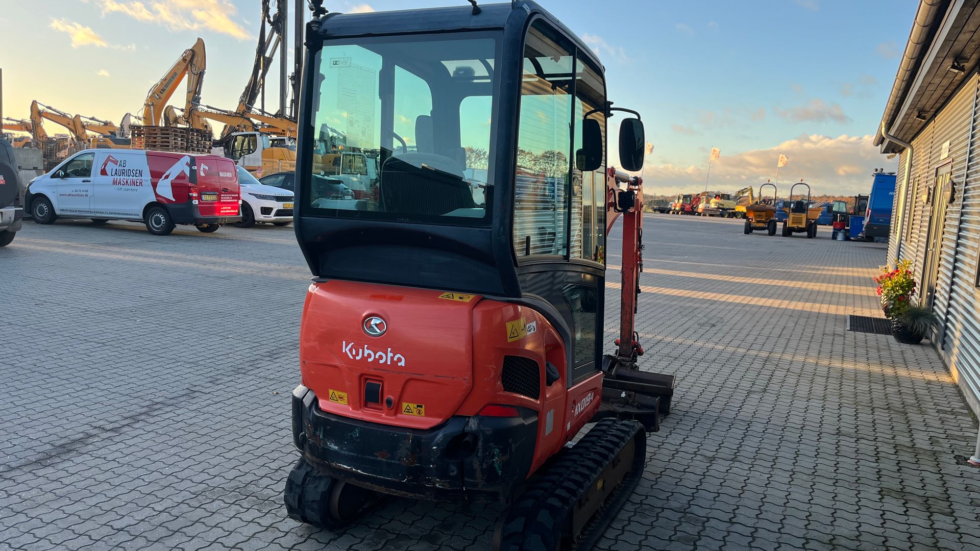 Kubota KX019-4 Tiltman med Hydraulisk skovl skifte