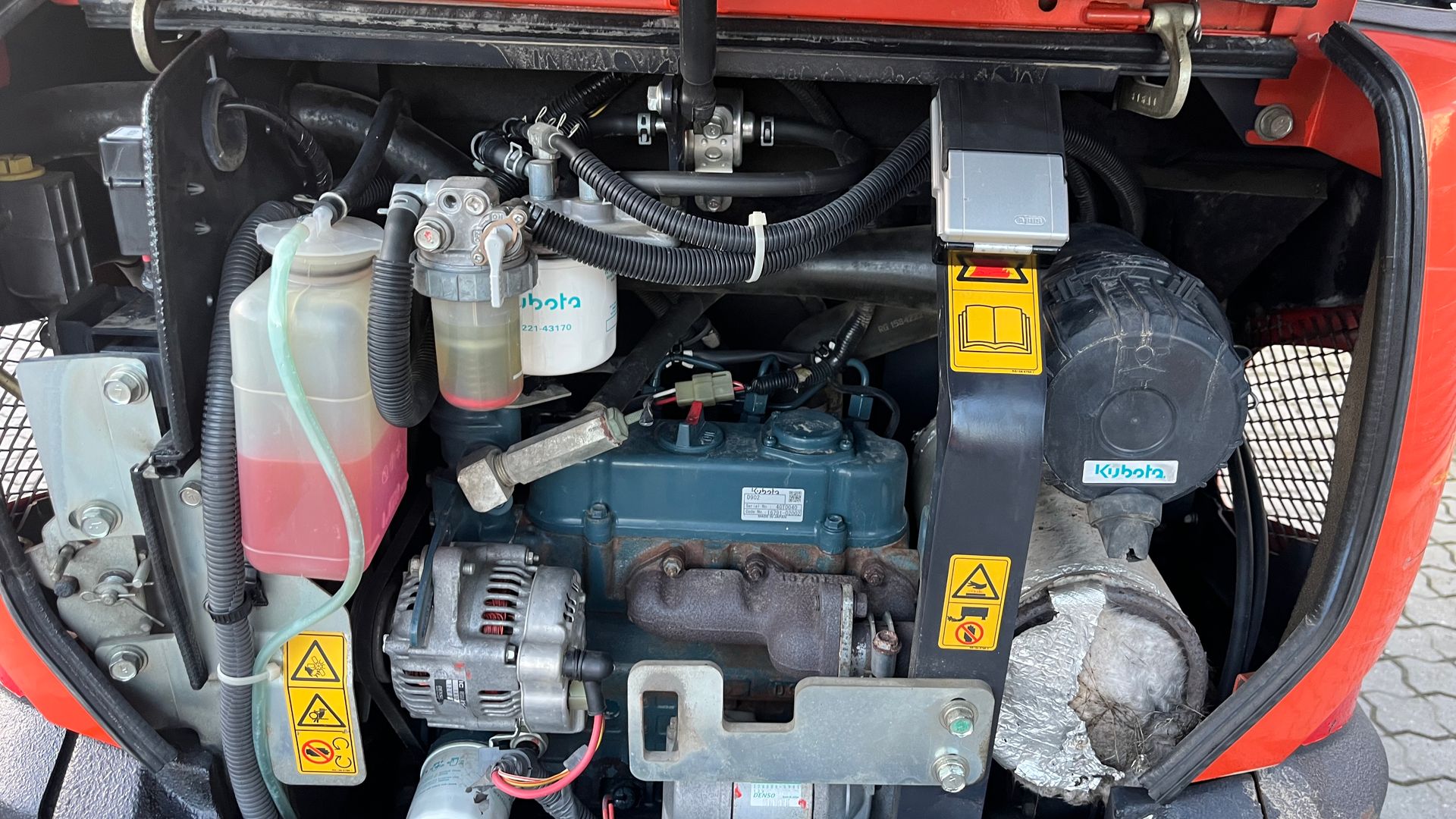 Kubota KX019-4 Tiltman med Hydraulisk skovl skifte