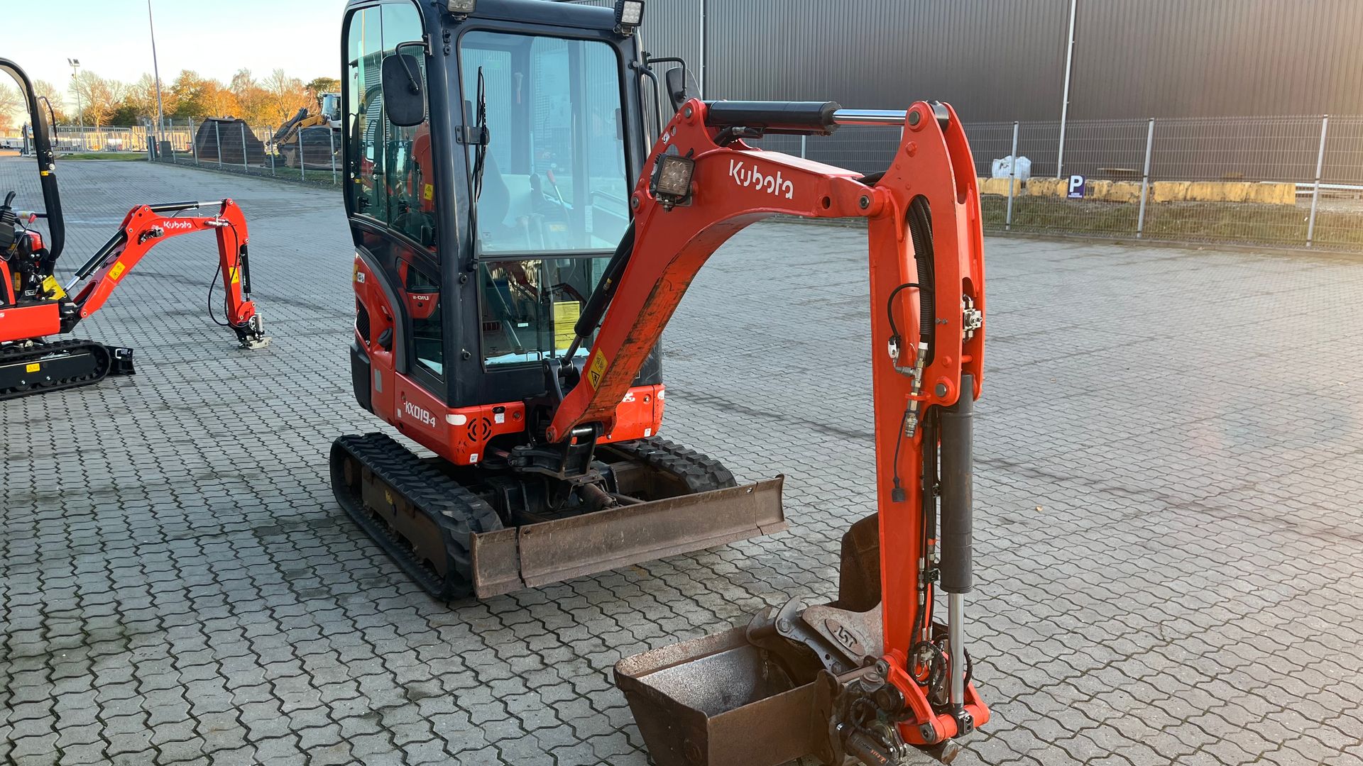 Kubota KX019-4 Tiltman med Hydraulisk skovl skifte