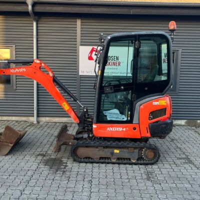 Kubota KX019-4 Tiltman med Hydraulisk skovl skifte