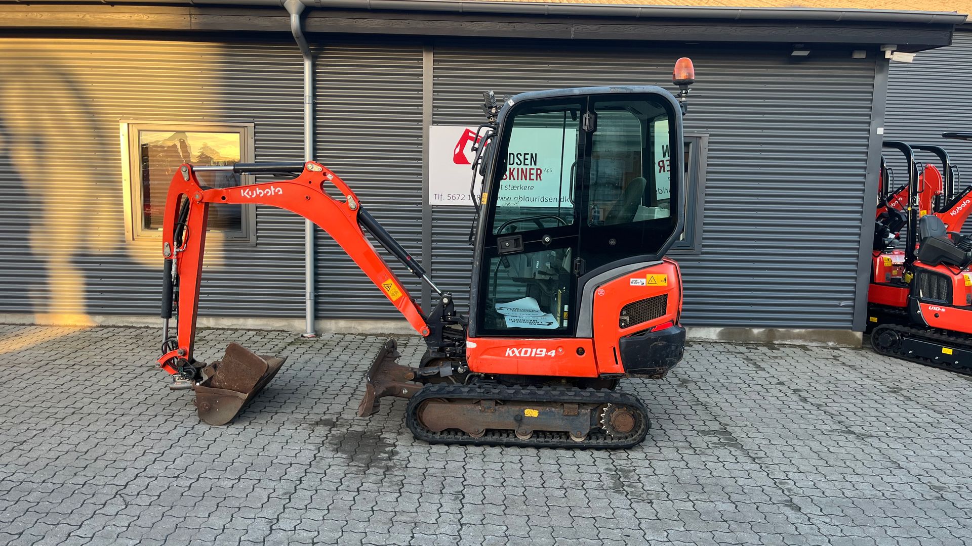 Kubota KX019-4 Tiltman med Hydraulisk skovl skifte