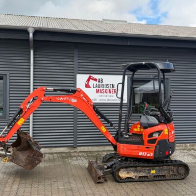 Kubota U17-3 Kubota U17-3 minigraver – Årgang 2021 – kun 979 timer m/tiltman