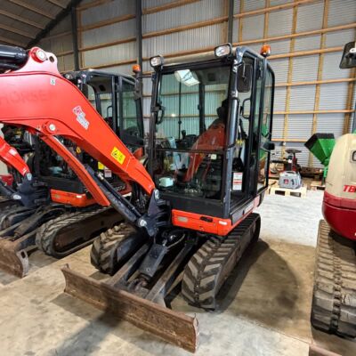Kubota kx027-4 Kubota KX027-4 minigraver – Årgang 2021 – 3073 timer – m/ Compacttilt
