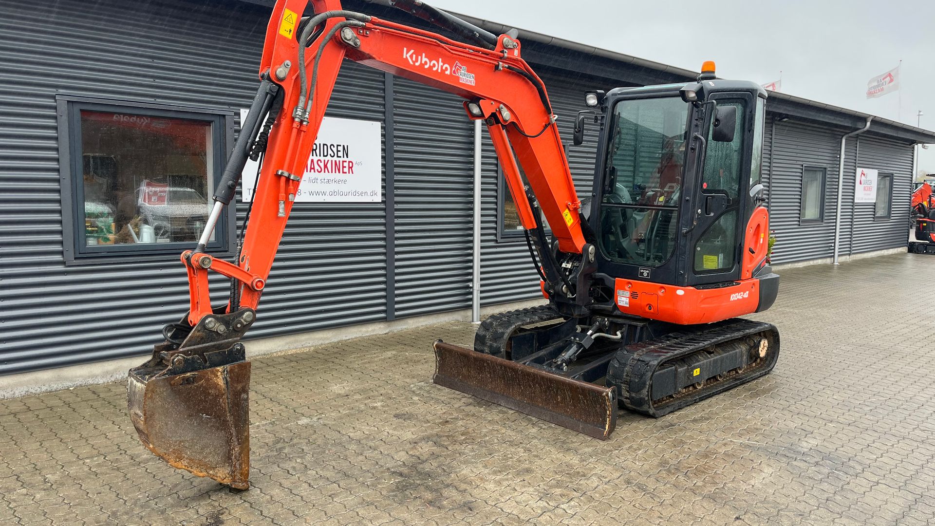 Kubota Kx042-4 Hydraulisk skovlskifte