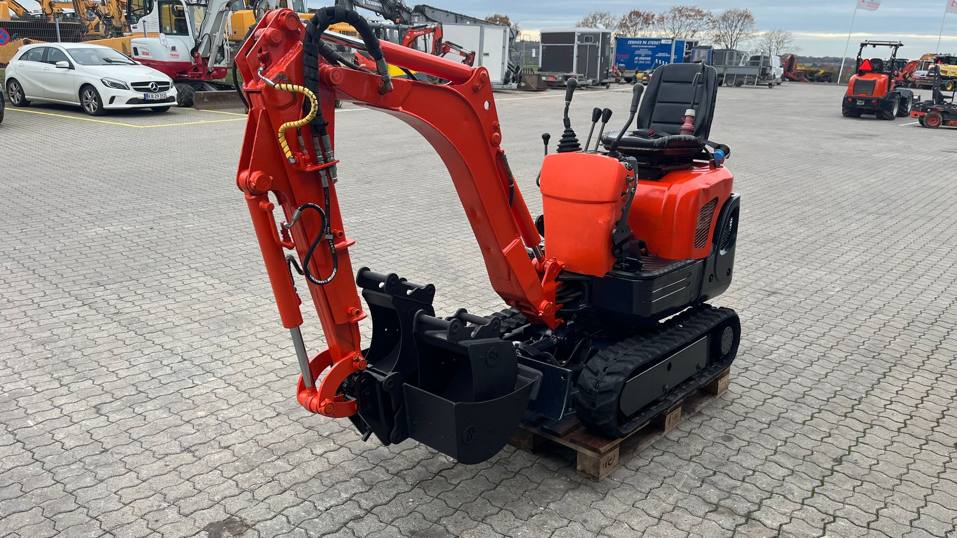 Kubota U10 EL Elektrisk minigraver med udskudsarm