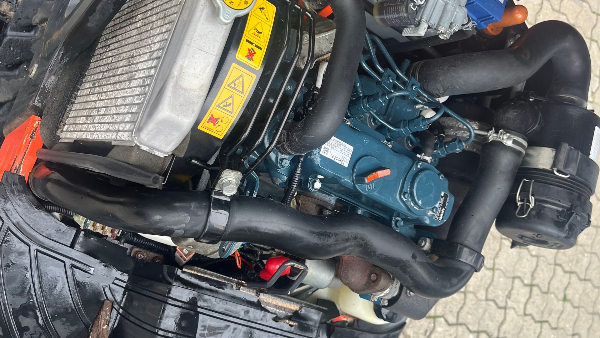 Kubota U10-3 SL Monteret med Udskudsarm