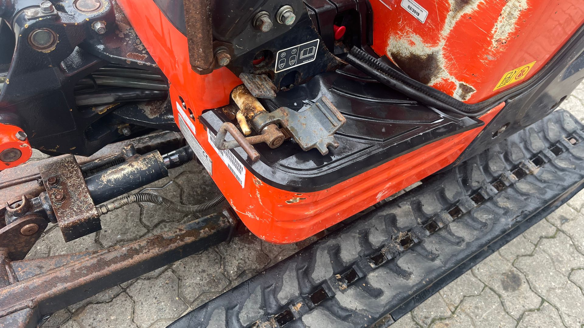 Kubota U10-3 SL Monteret med Udskudsarm