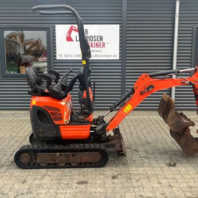 Kubota U10-3 SL Monteret med Udskudsarm