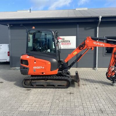 Kubota Kx027-4 Rotortilt + Centralsmørring