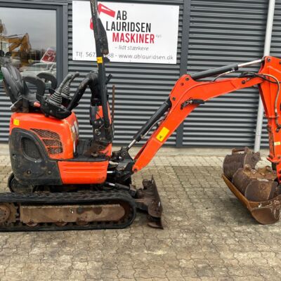 Kubota U10-3 Side Lever med udskudsarm