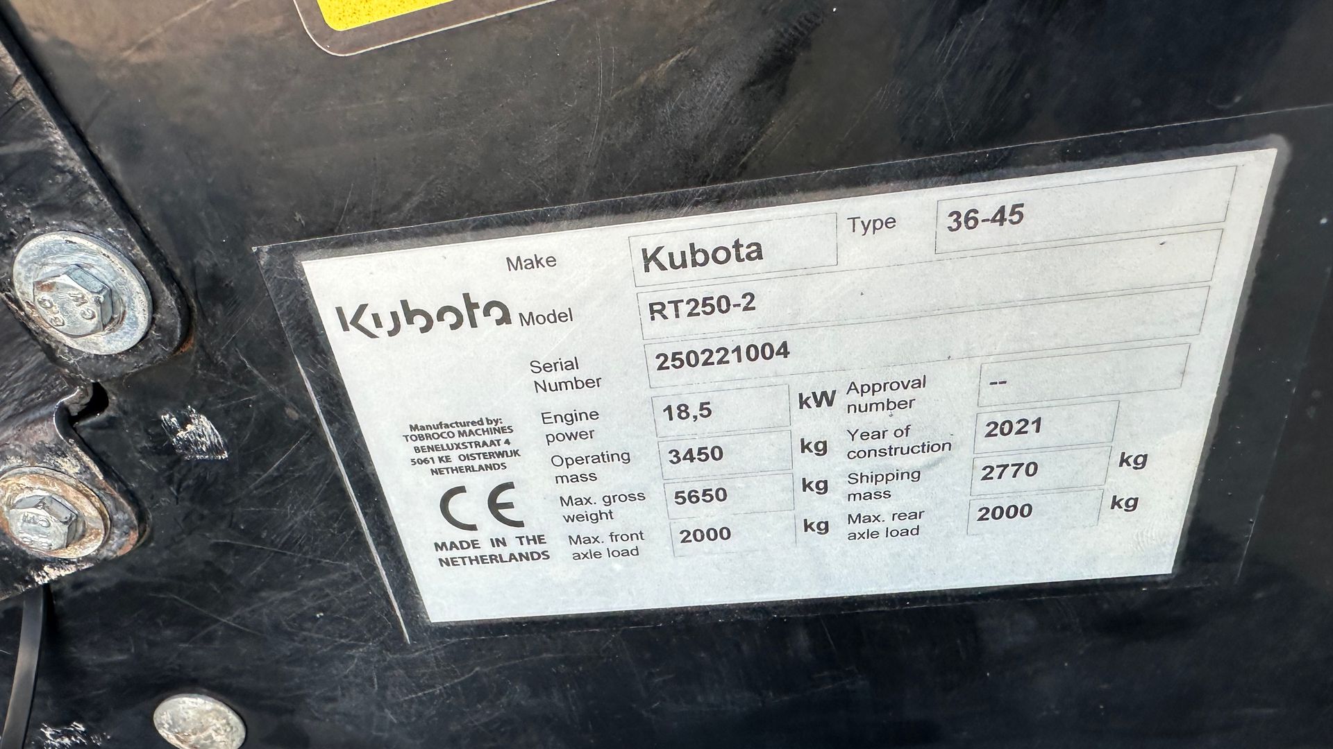 Kubota RT250-2
