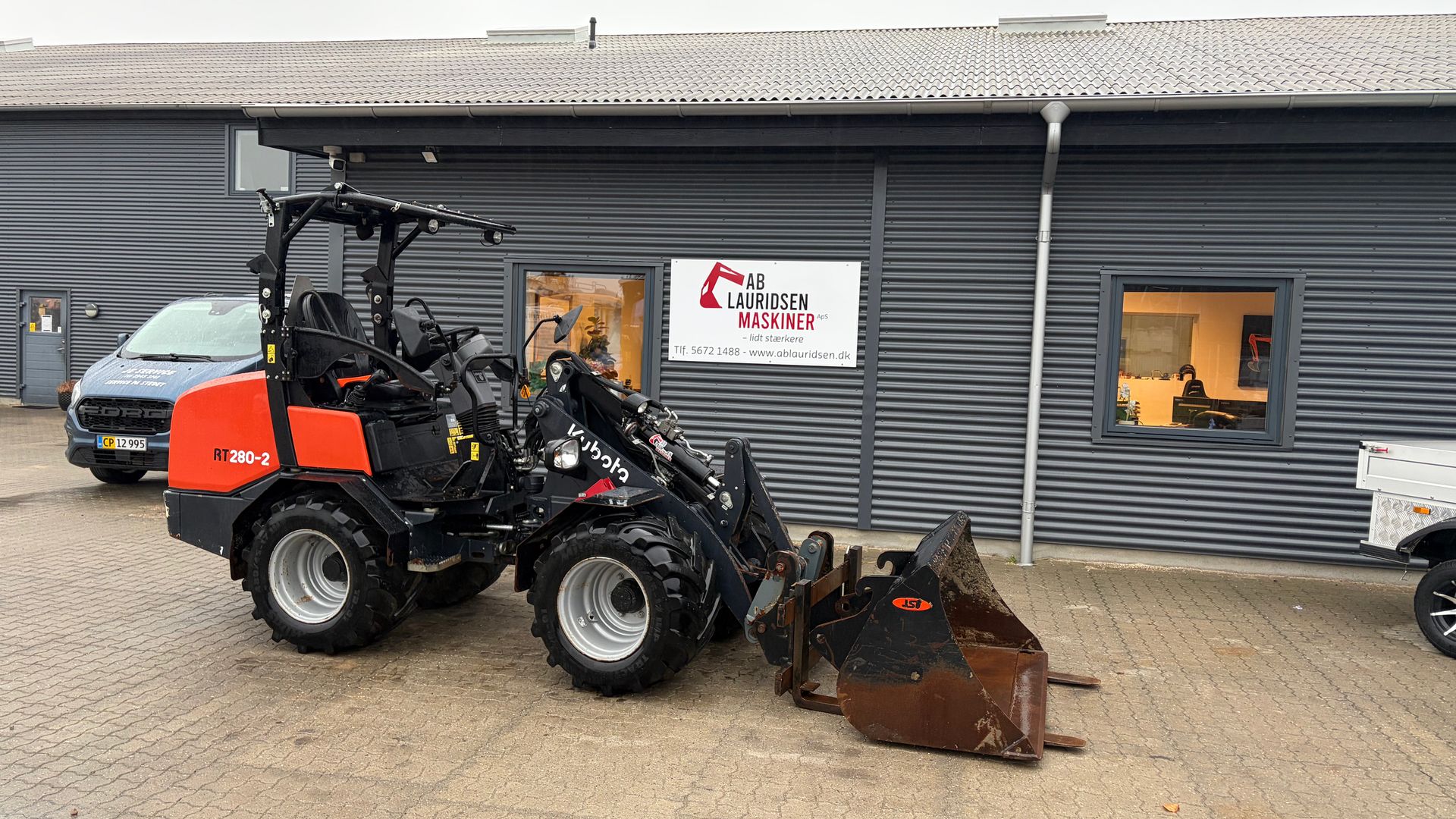 Kubota RT280 Skovl og gafler