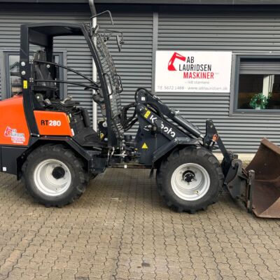 Kubota RT280 2 hydraulik udtag, Håndgas skovl og gafler