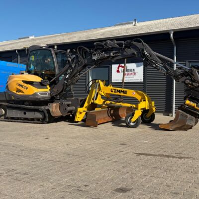 Mecalac 6 MCR Ultimativ anlægspakke m/ boom swing / U.Emme Cobra 2400 Grader / Engcon EC206 & EC-Oil
