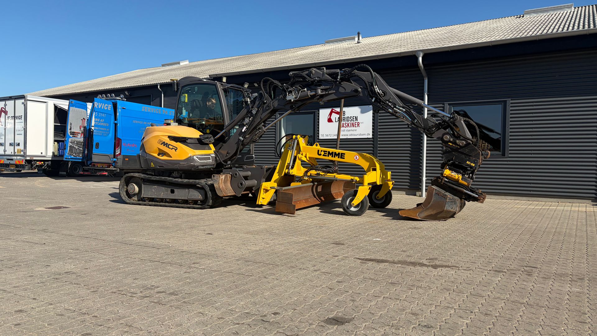 Mecalac 6 MCR Ultimativ anlægspakke m/ boom swing / U.Emme Cobra 2400 Grader / Engcon EC206 & EC-Oil