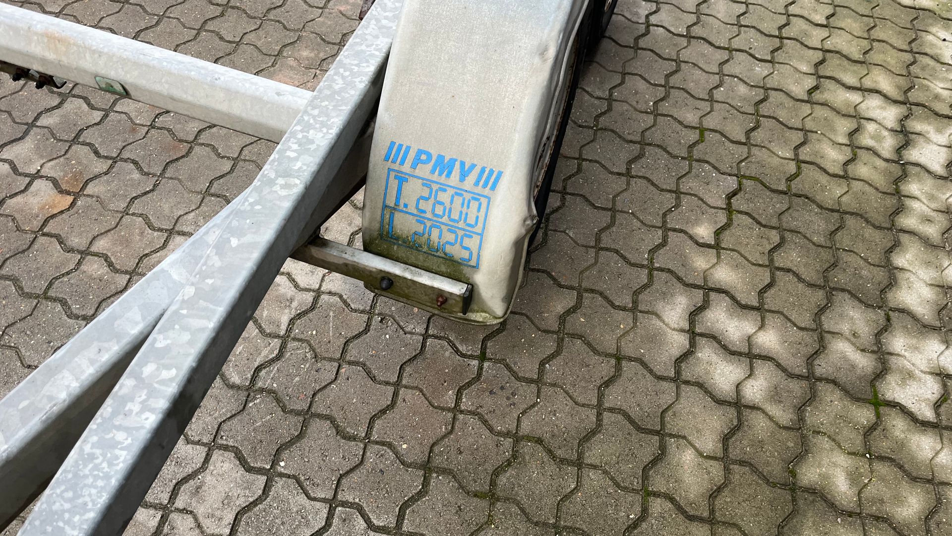 PMV 2600 2600kg kabeltrailer