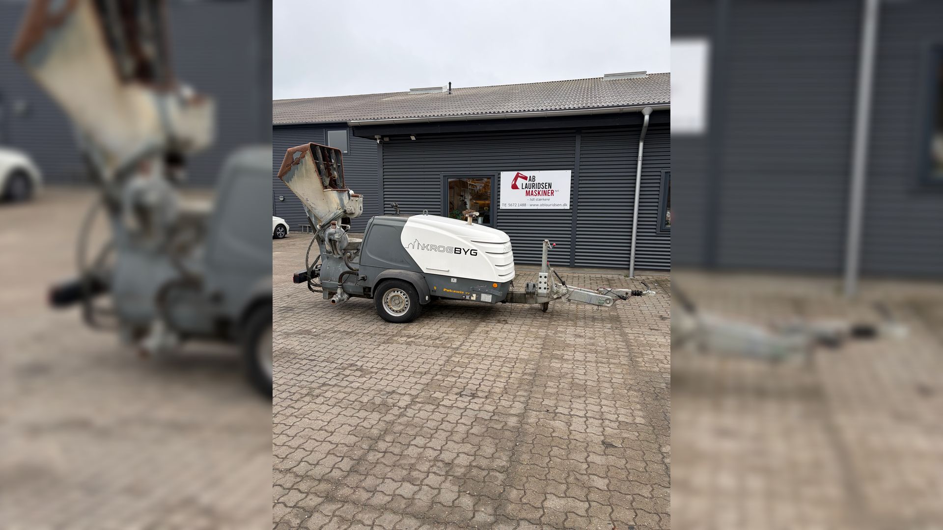 Putzmeister M740 DHBS Slidlagspumpe - (Topmodel med skovl, slanger, & treben)