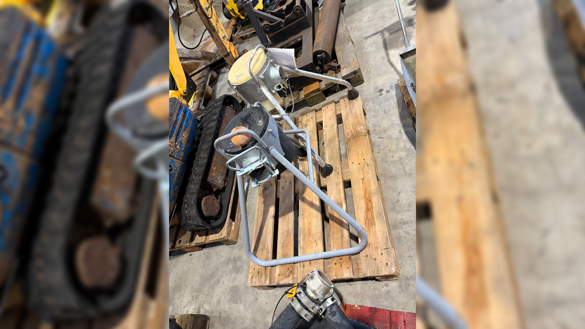 Putzmeister M740 DHBS Slidlagspumpe - (Topmodel med skovl og treben) + ca. 100 m slange