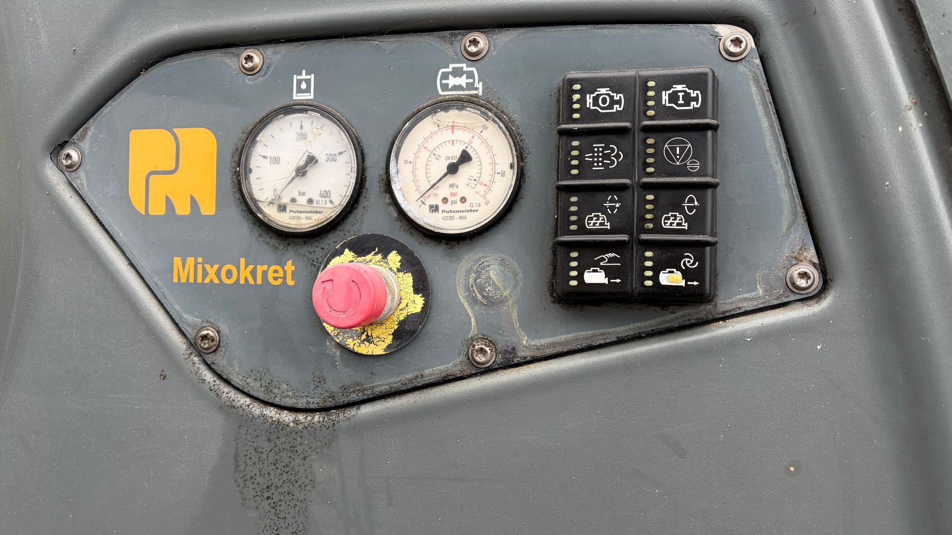 Putzmeister M740 DHBS Slidlagspumpe - (Topmodel med skovl og treben) + ca. 100 m slange