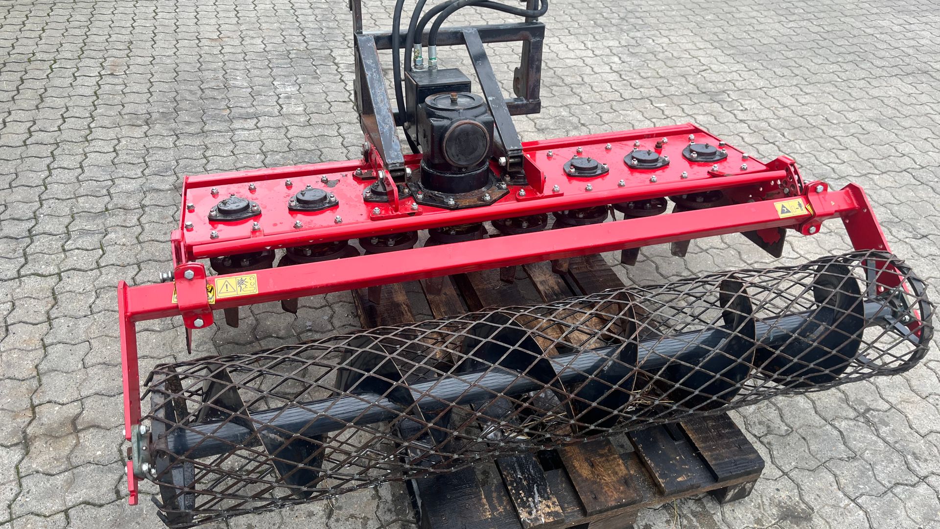 - - - 165cm Hydraulisk rotorharve til minilæsser