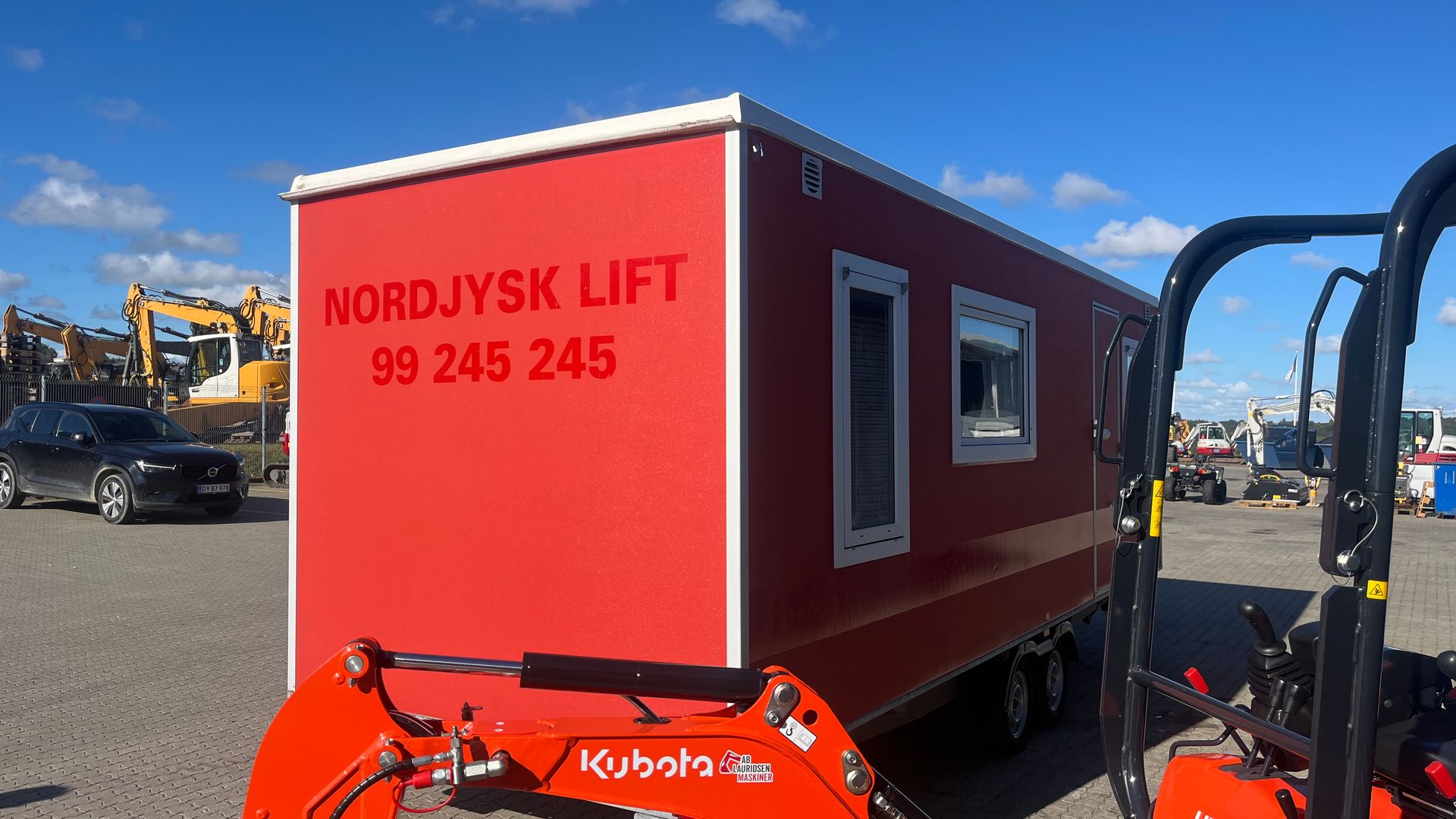 Scanvogn Beboelsesvogn 4 personers M. køkken og wc/bad