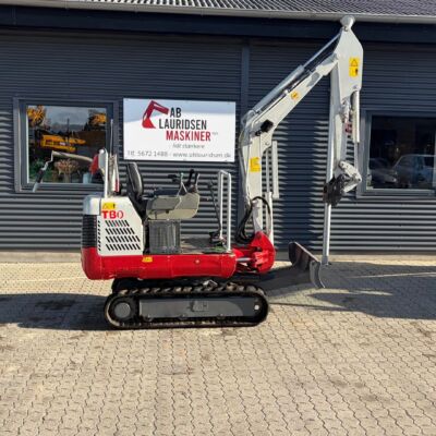 Takeuchi TB016 El-minigraver – Perfekt til indendørs arbejde
