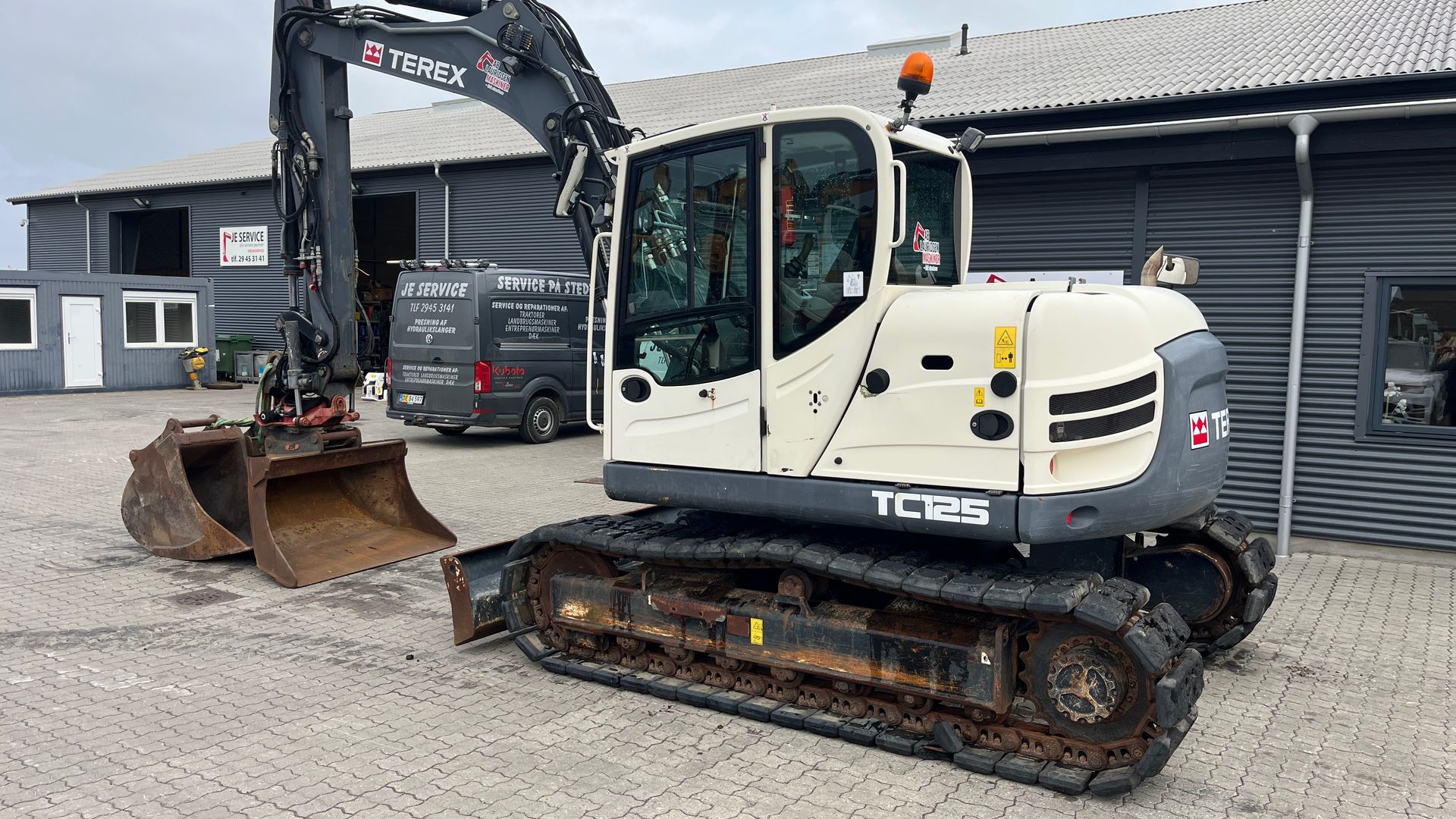 Terex TC125 Rotortilt kun kørt 2900timer