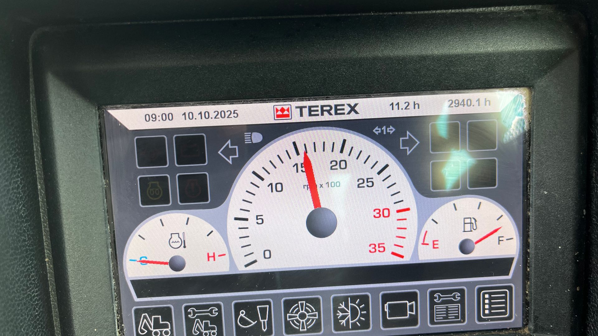 Terex TC125 Rotortilt kun kørt 2900timer