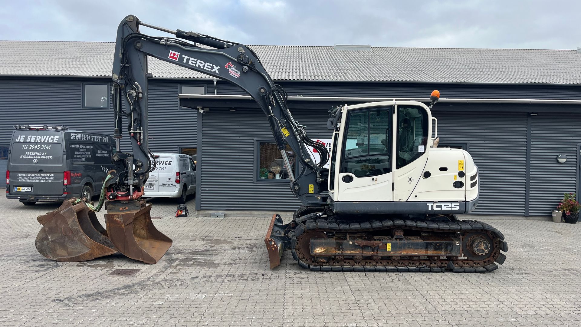 Terex TC125 Rotortilt kun kørt 2900timer