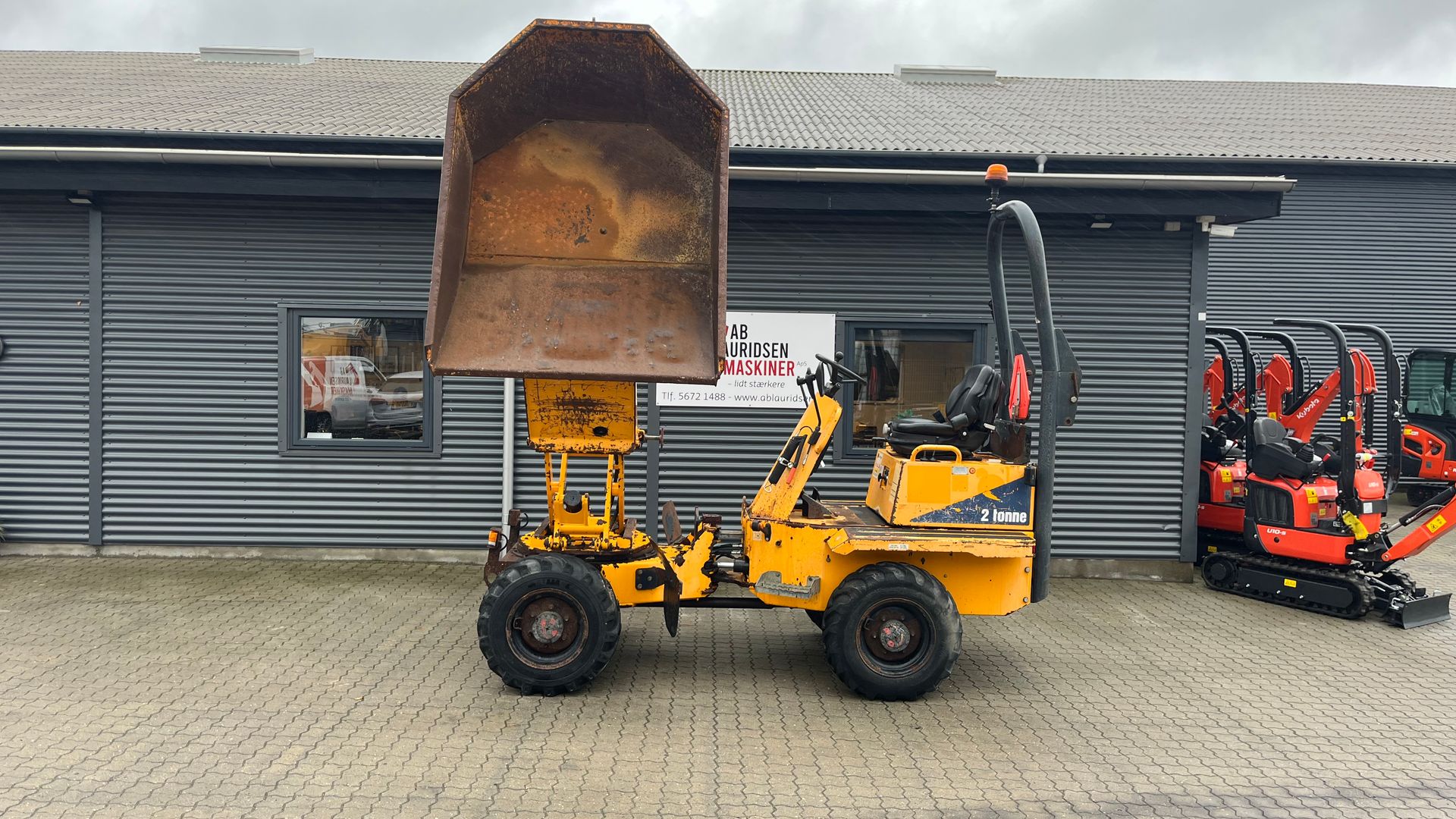 Thwaites 2 tons 2tons dumper med højtip og sving