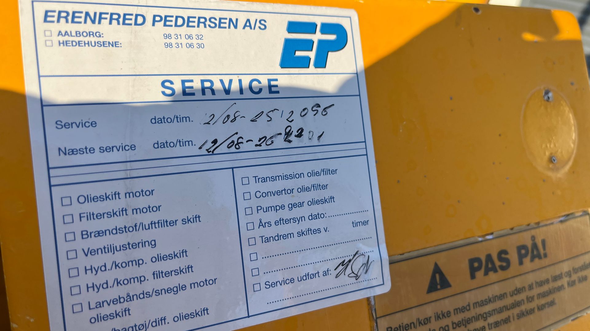 Thwaites 2 tons højtip og sving