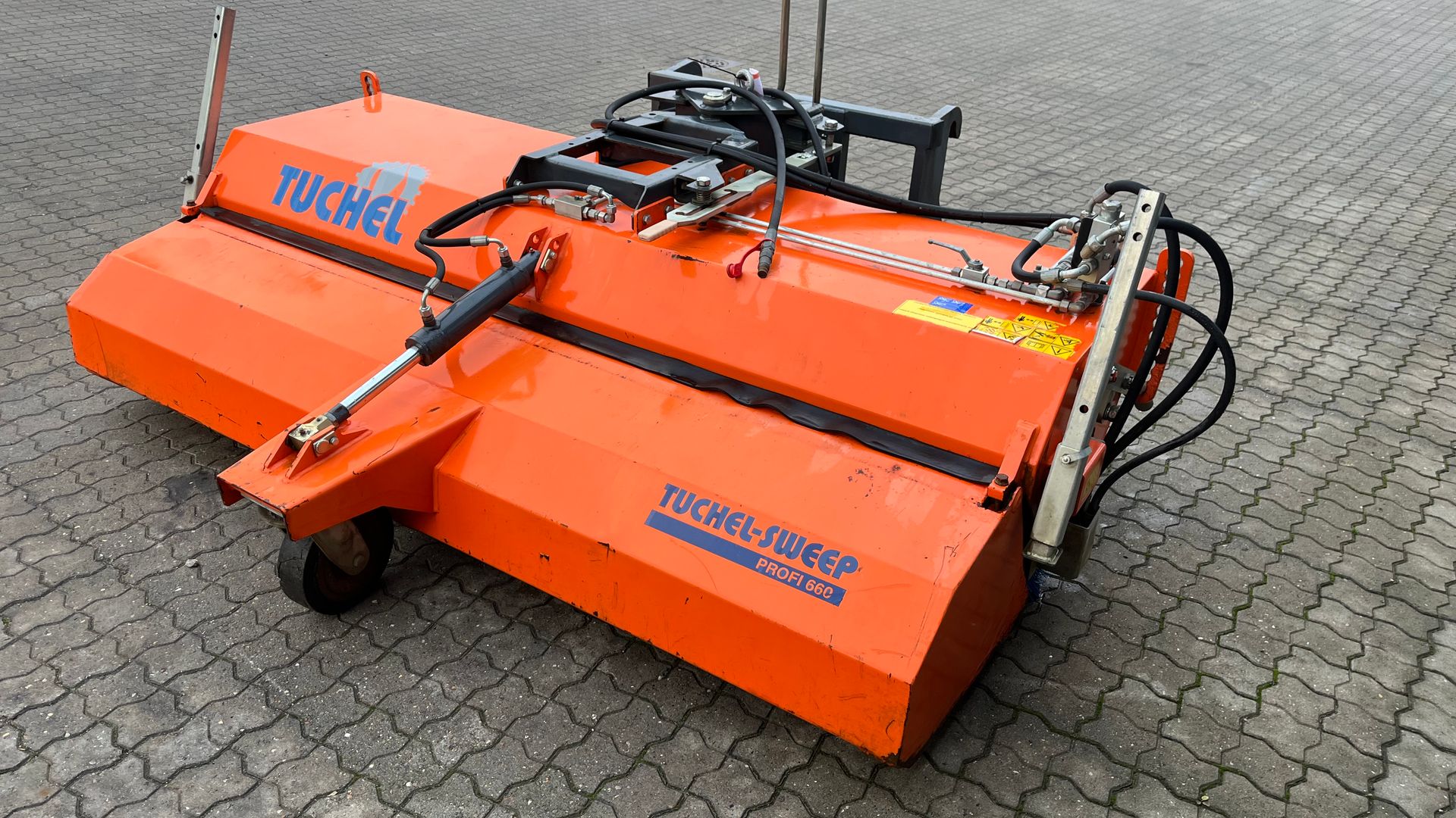 Tuchel Profi 660 230cm hydraulisk kost med opsamler