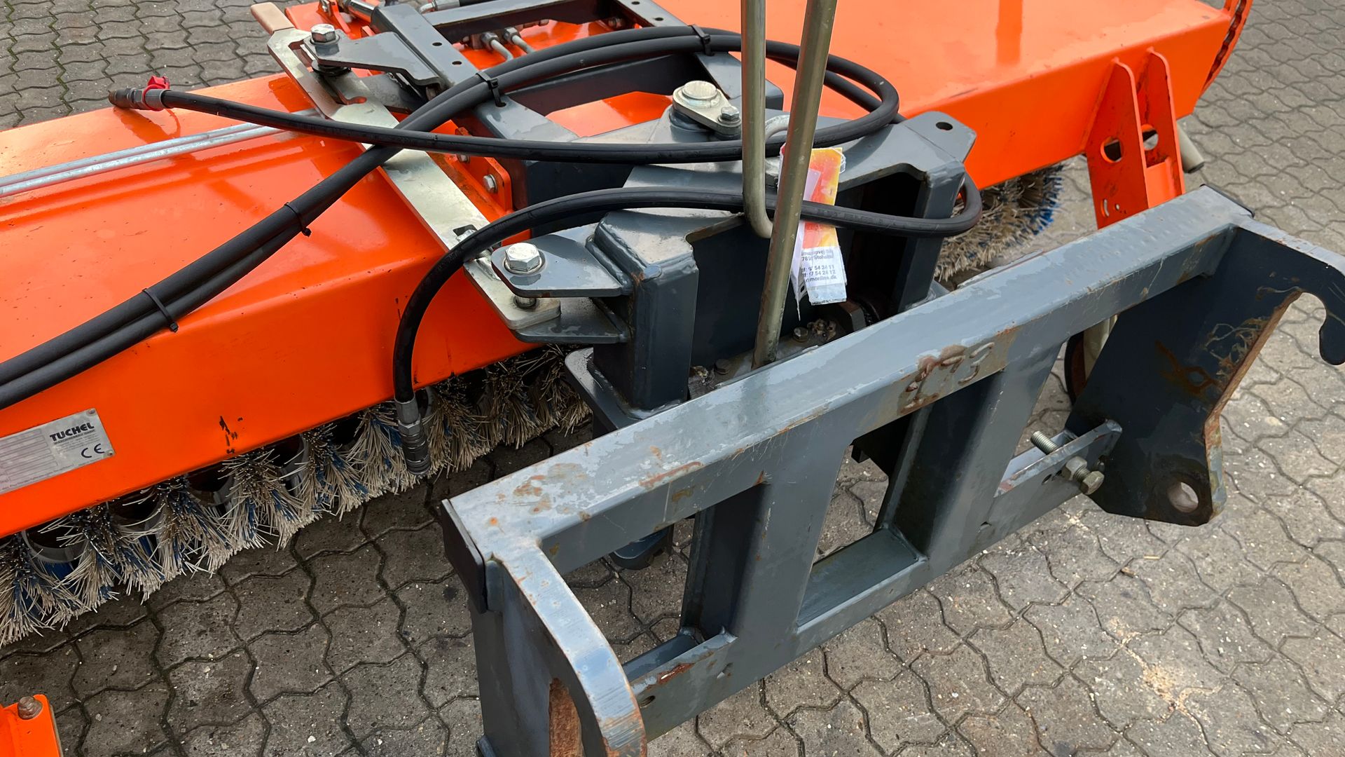 Tuchel Profi 660 230cm hydraulisk kost med opsamler