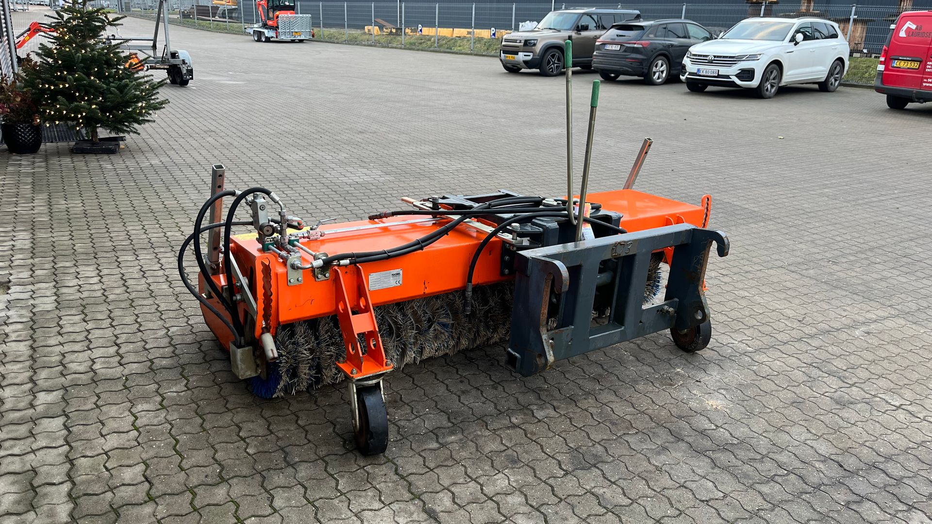 Tuchel Profi 660 230cm hydraulisk kost med opsamler