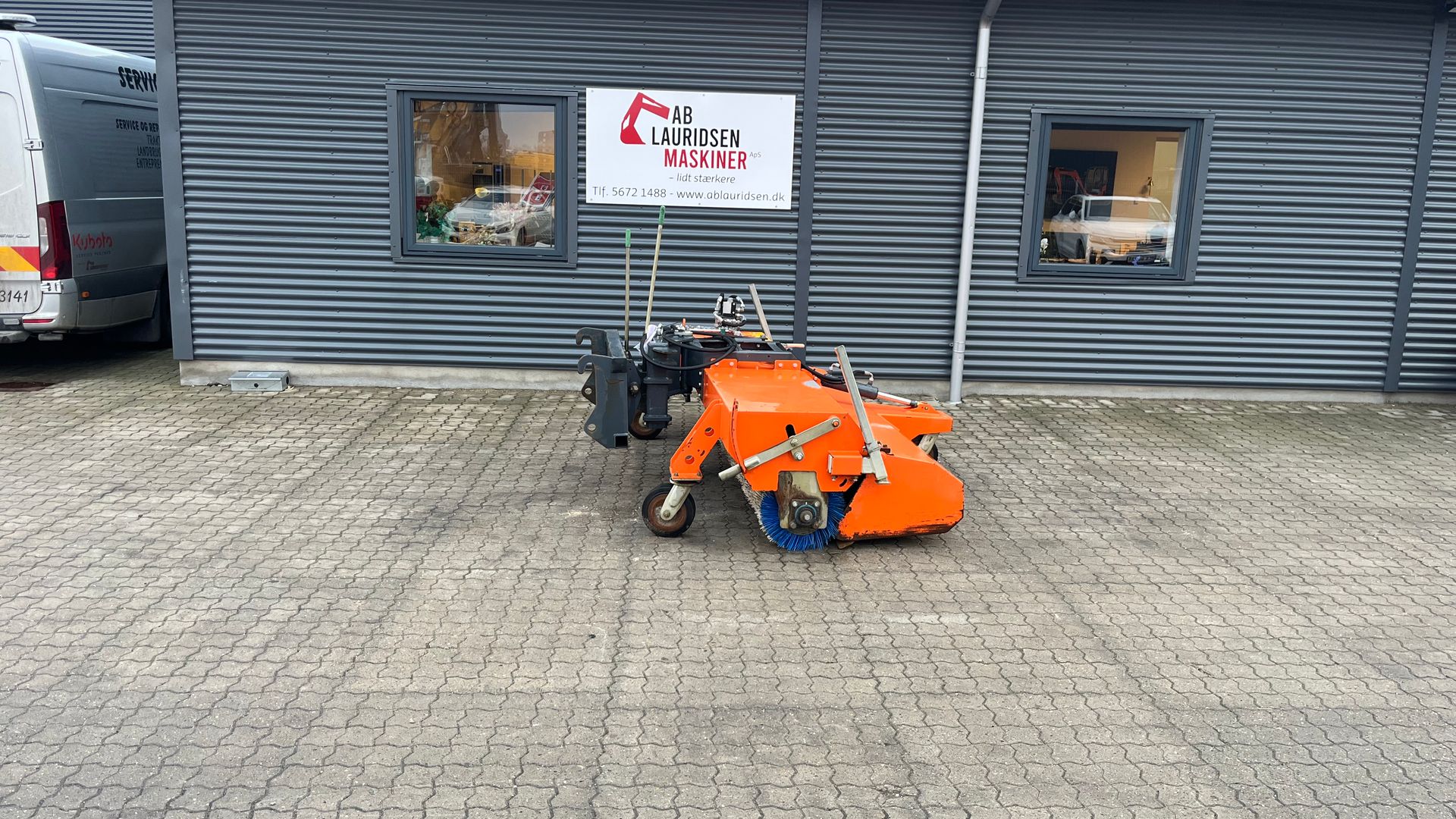 Tuchel Profi 660 230cm hydraulisk kost med opsamler