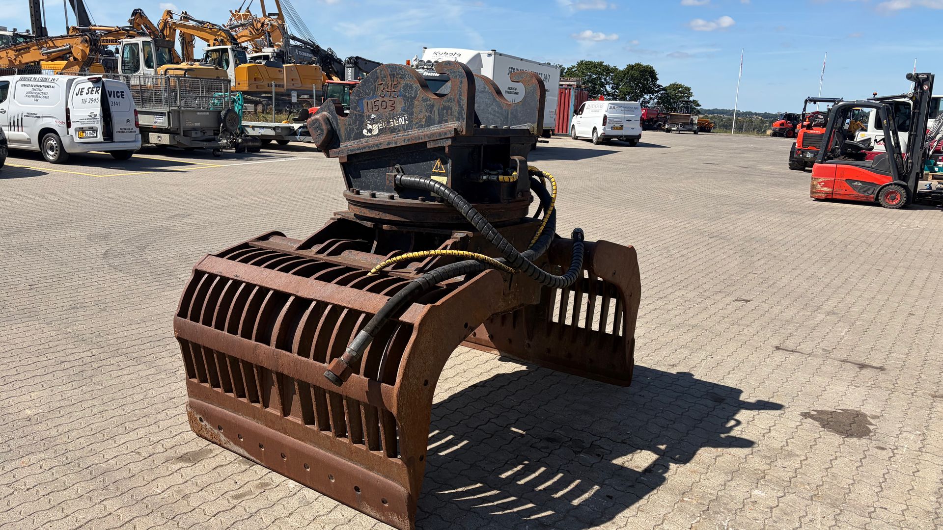 Verachtert VRG 2D Verachtert VRG 2D Sorteringsgrab (1.200 kg) med originalt CW55S-fæste - Årgang 2009