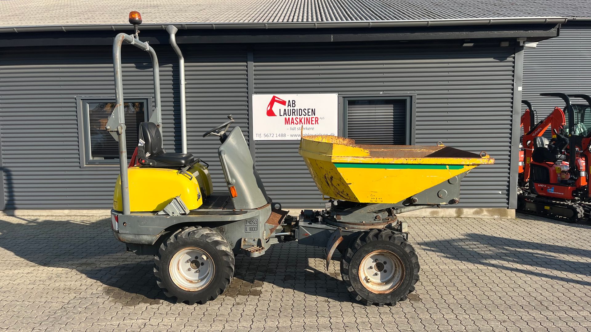 Wacker Neuson 2001hs 2Tons dumper med højtip