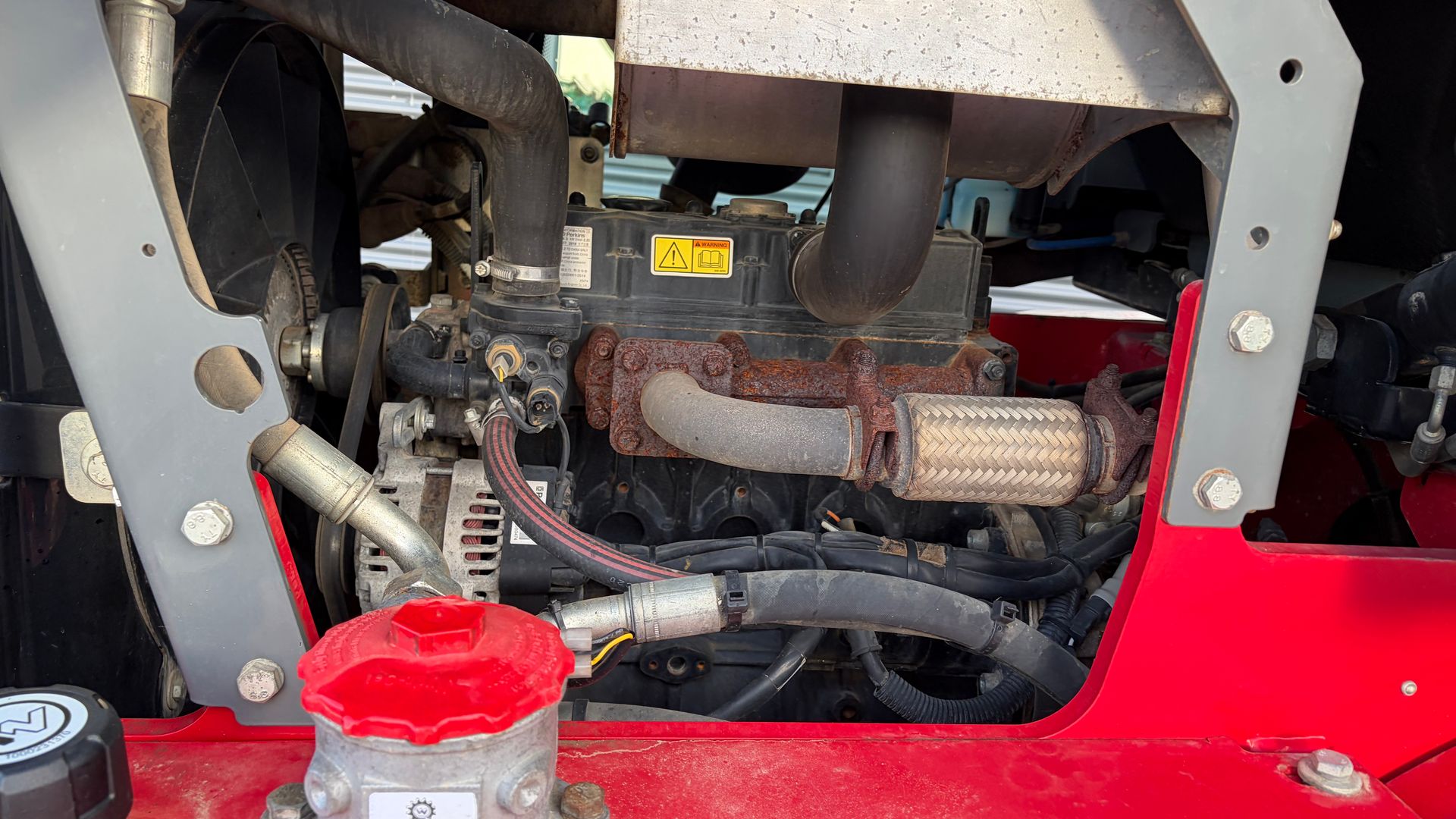 Weidemann 2080 RL40 med skovl og gafler