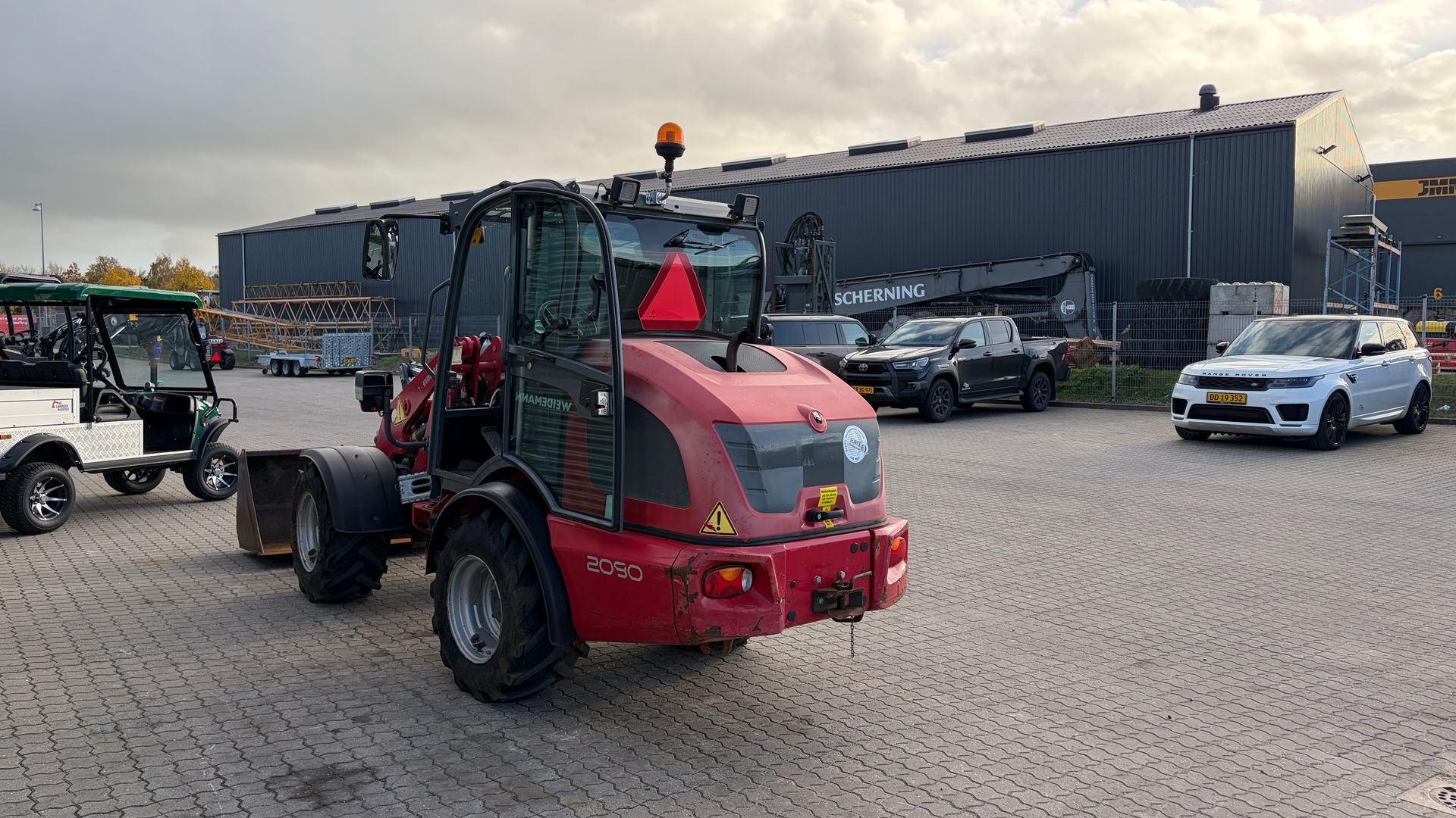 Weidemann 2080 RL40 med skovl og gafler