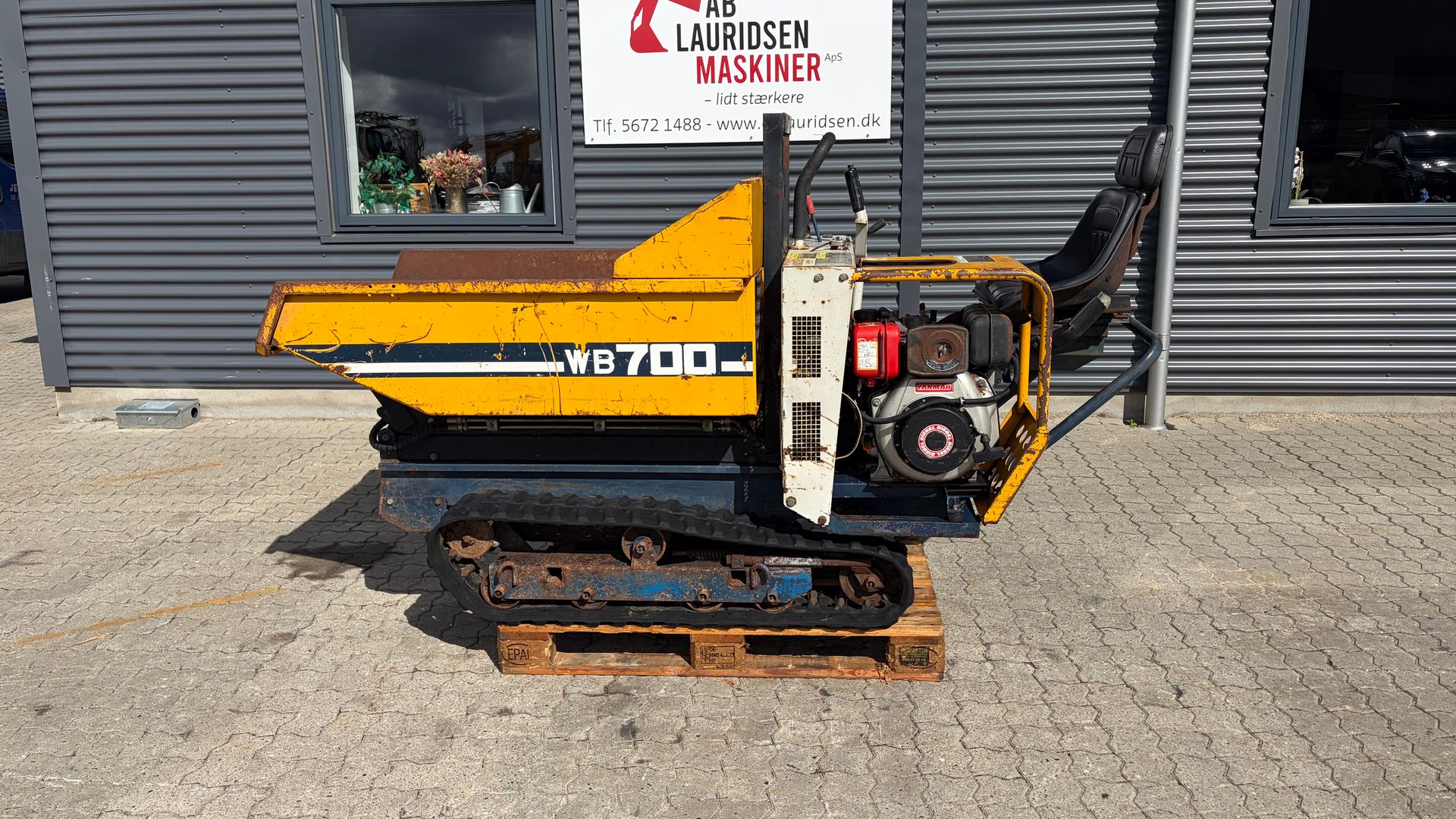 Yamaguchi WB700 Robust Yamaguchi WB700 bæltedumper med højtip - Årg. 2003