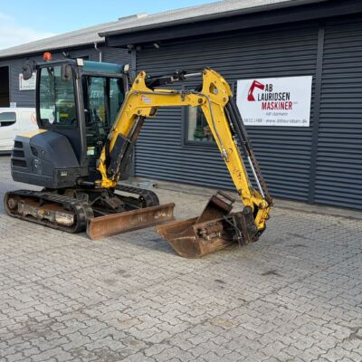 Yanmar SV26 Velholdt 2,8 tons minigraver med 2 skovle