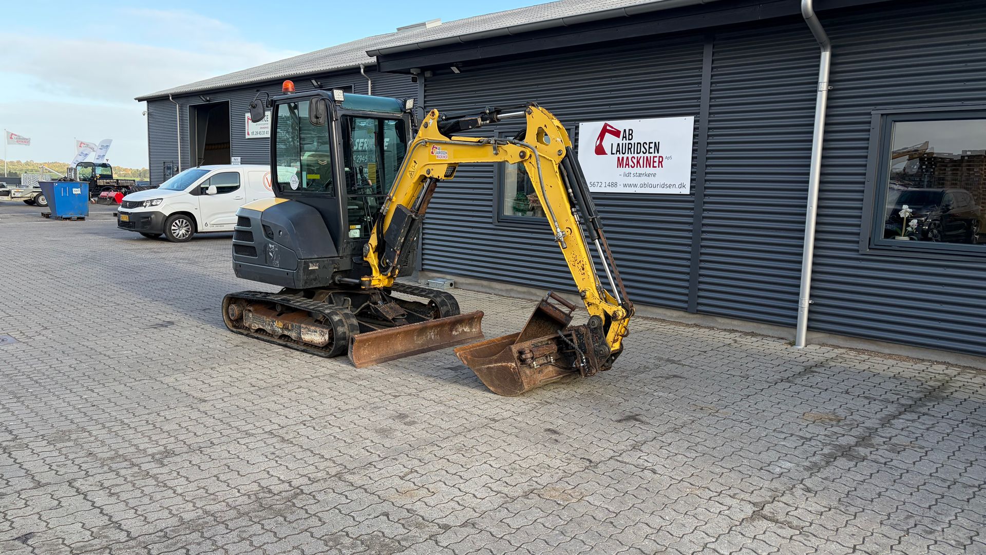 Yanmar SV26 Velholdt 2,8 tons minigraver med 2 skovle