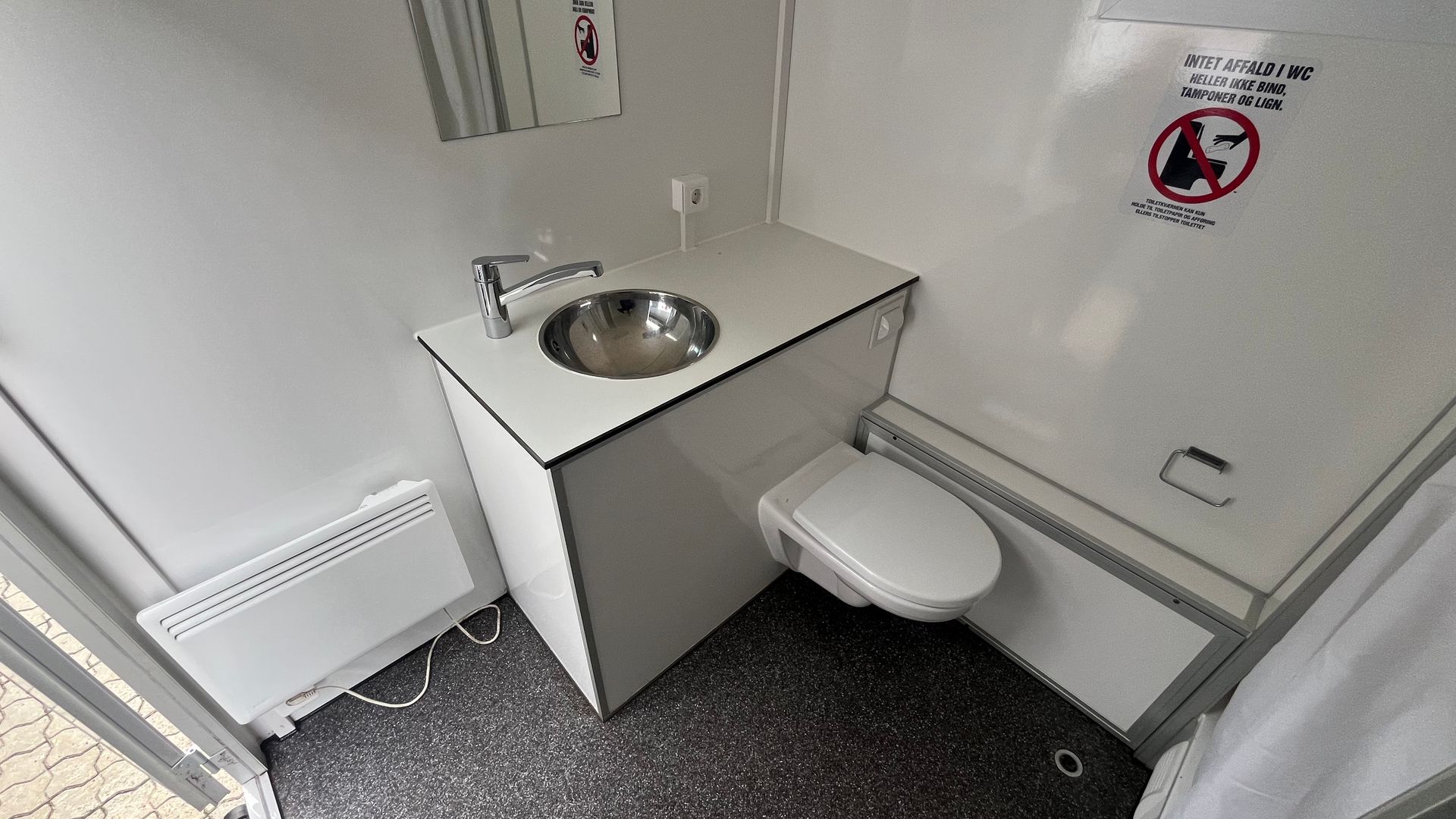 ta-no Easywagon Bad 1 Toiletvogn med bad